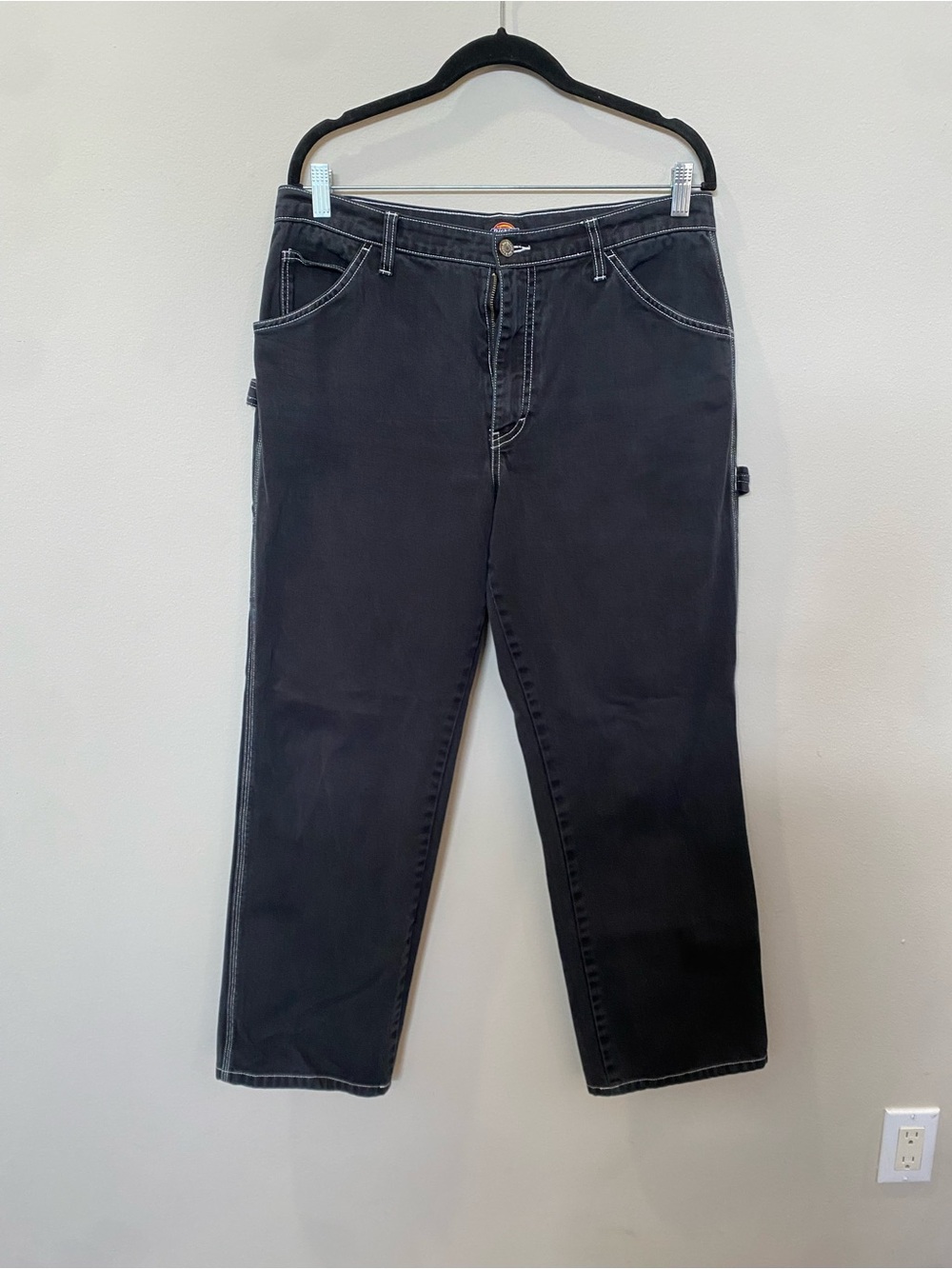 Dickies Black Straight-Leg Utility Jeans